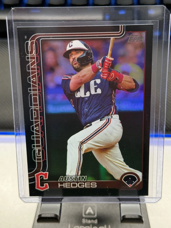 2025 Topps Series 2 Austin Hedges #667 Black Parallel /10 - Image 1 of 2