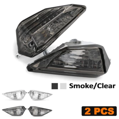 Cubierta de lente indicador de señal de giro trasero para KAWASAKI Ninja 250 400 500 650 1000 Foto 1 de 4