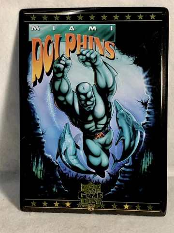Miami Dolphins - Metal Superhero Sign/Poster - NFL Game Day - New/Sealed Cover