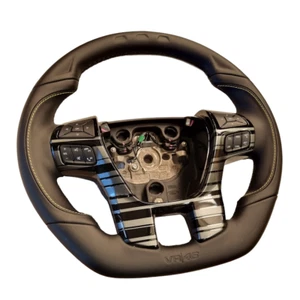 Ford Ranger PX2 3 MSRT Valentino Rossi VR46 Custom Black Leather Steering Wheel - Picture 1 of 6