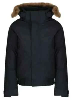 mens LACOSTE DOWN parka jacket waterproof hooded size 54 uk L RRP £390 - Image 1 of 4