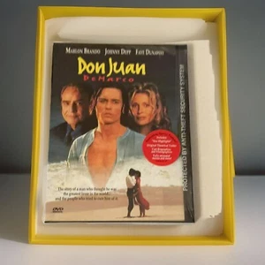 Don Juan DeMarco DVD 1998 US Release Johnny Depp Marlon Brando Faye Dunaway New - Picture 1 of 2