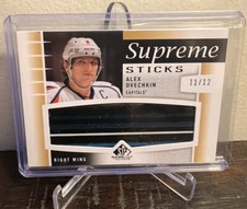 2013-14 SP Game Used Supreme Sticks - Alex Ovechkin 11/12 - Washington Capitals