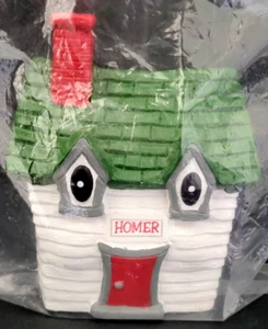 Vintage Anthropomorphic House Coin Bank Home Savings of America 1980s Vinyl NEW - Picture 1 of 9