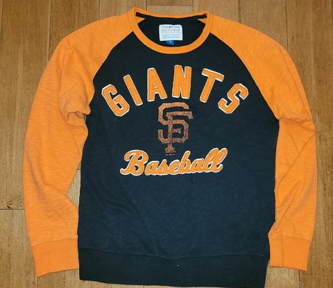 San Francisco Giants Baseball Sweater G3 Carl Banks Men’s Size Medium MLBP 2013 Cover