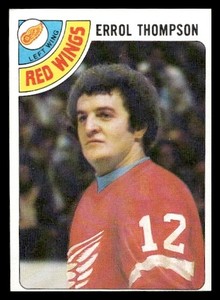 1978 Topps #57 Errol Thompson Detroit Red Wings Hockey card