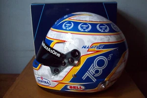 1/2 MINIRACINGHELMETS 4100125 NICHOLAS LATIFI WILLIAMS FW43B 750th GP MONACO - Picture 1 of 8