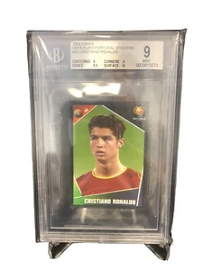 2004CRISTIANO RONALDO  Panini UEFA Euro Portugal RC Sticker #23 BGS 9 - Picture 1 of 3