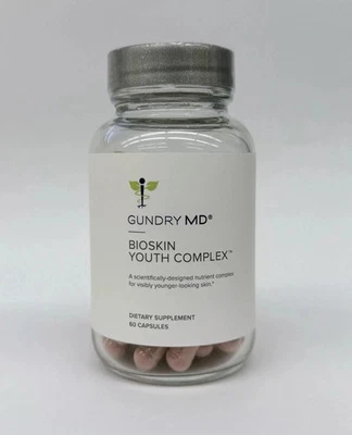 Complejo juvenil Gundry MD BioSkin 60 cápsulas para piel visible de aspecto más joven Foto 1 de 2