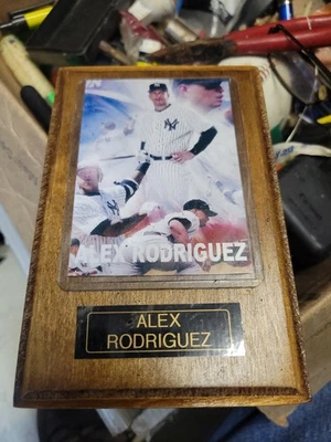 ALEX RODRIGUEZ PLAQUE BASEBALL NEW YORK YANKEES NY YANKS MLB - Image 1 of 2