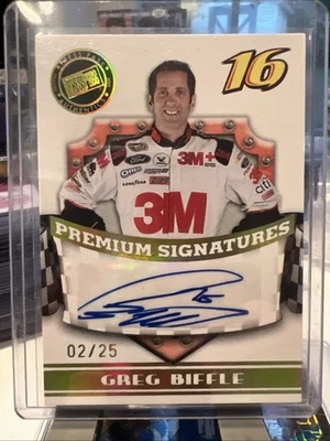 2009 Press Pass Premium Greg Biffle Premium Signatures /25 - Image 1 of 3