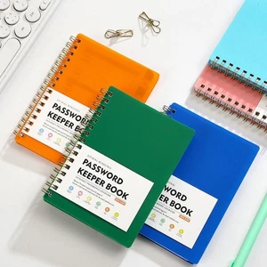 A6 MINI Size Password Keeper Notebook Internet Address Organizer Logbook Man - Picture 1 of 20