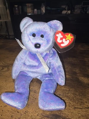 Ty Beanie Baby Clubby II (2) The BBOC Bear Estado perfeito aposentado - Imagem 1 de 4