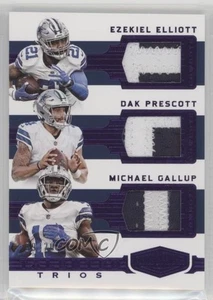 Panini Plates & Patches Purple 2018/20 Dak Prescott Ezekiel Elliott Rookie RC - Imagen 1 de 3