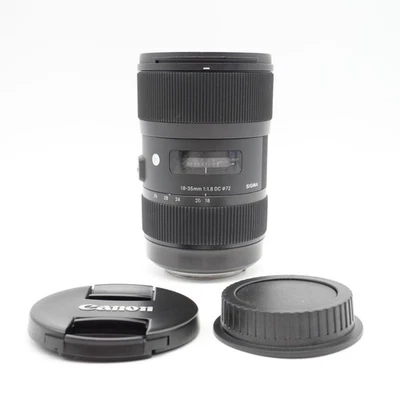 EXC- Sigma 18-35mm F/1.8 Art DC HSM Canon EF-S Lens #547 - Image 1 of 4