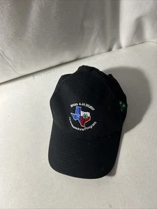 Texas 4-H Water Ambassadors Program Adjustable Strap Black Hat - Picture 1 of 7