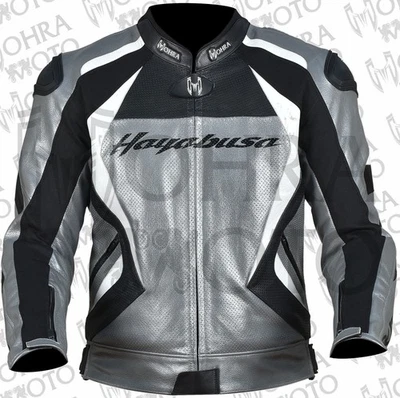 Chaqueta de moto unisex Suzuki Hayabusa 2025 1,3 mm cuero de vaca Foto 1 de 4