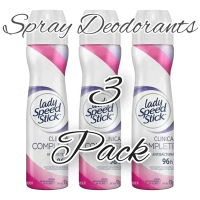 PACK 3 LADY SPEED STICK CLÍNICO EN SPRAY 150 Ml Foto 1 de 4