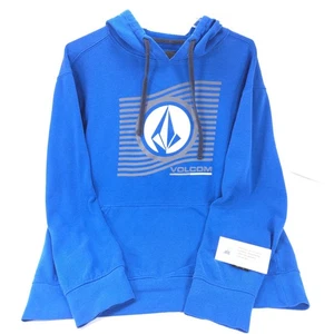 Volcom Casual Pullover Long Sleeve Outdoor Hoodie Mens Size Large L Blue - Picture 1 of 9