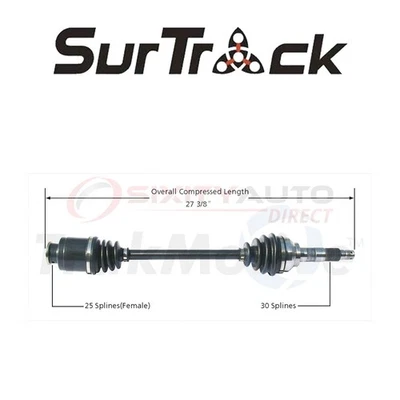 SurTrack CV Axle Shaft for 1985-1991 Subaru XT 1.8L H4 - Constant Velocity kn - Image 1 of 4