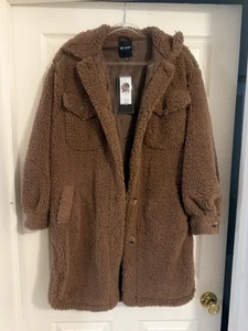 Me Jane Faux Fleece Damen Gr. S Mantel Neu mit Etikett Oversized - Bild 1 von 2