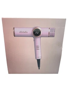 ELLA BELLA® Professional Ionic Hair Blow Dryer with Diffuser Pink - New Open Box - Picture 1 of 7