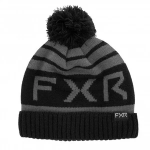 FXR YOUTH Casuals Beanie - Helium Pom - Black/Charcoal - Bild 1 von 1