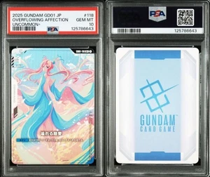 PSA 10 Gundam Card Game "Overflowing Affection" U+ Parallel GD01-118 (Japanese) - Bild 1 von 3