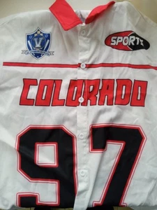 Colorado 97 Baseball Jersey Shein Size 10Y USED GOOD SEE PHOTOS - Picture 1 of 7