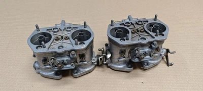WEBER 48 IDF 1 / 2 TWIN CARBURETORS FIAT 124 125 131 132 ABARTH RARE - Image 1 of 4