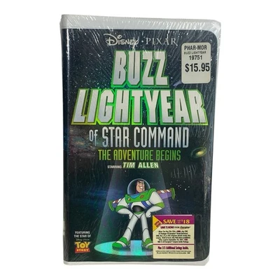 NEW Buzz Lightyear of Star Command The Adventure Begins VHS Sealed Tim Allen - Image 1 of 4