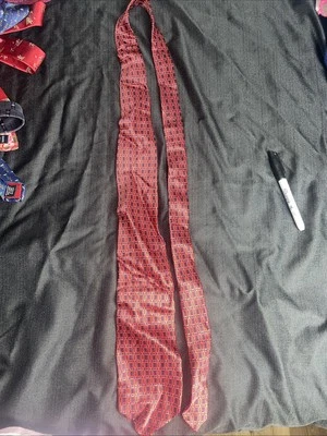 Charleston Men's Neck Tie Rack 100% Silk, Vintage, Made in Italy Foto 1 de 3