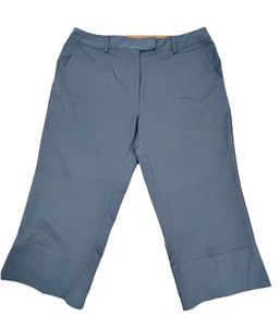 ADIDAS Pants Women's Size 12 Gray Golf Capris Stretch Pockets Lightweight 873555 - Picture 1 of 22