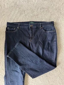 Lauren Ralph Lauren Jeans Womens S ize 18W Blue Waist 38 Inseam 29”Dark Wash - Picture 1 of 7