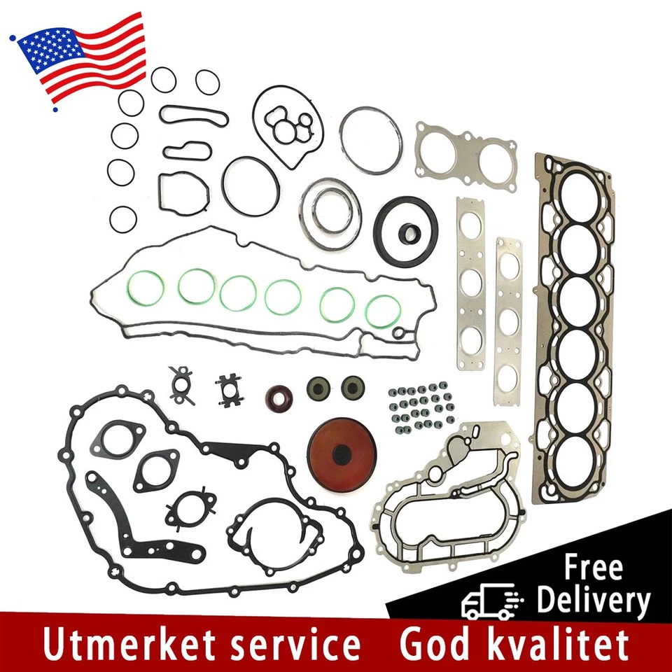 FOR Volvo XC60 XC70 XC90 S80 V70 3.2 L6 B6324S Engine Overhaul Gasket Seals Kit - Image 1 of 4