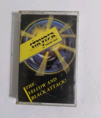 Stryper The Yellow and Black Attack Cassette Tape 1986 Enigma Records - Image 1 of 4