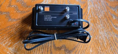 Gemini DM2000 2-output VHF/UHF/FM Antenna 24dB Amplifier 50-900MHz - Image 1 of 2