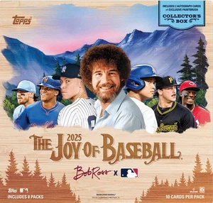 🔥 2025 Topps x Bob Ross: The Joy of Baseball - Collectors Box SEALED BRAND NEW - Picture 1 of 1