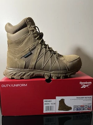 Reebok - Bota táctica 8" impermeable con cremallera lateral - Coyote 10,5 M Foto 1 de 4