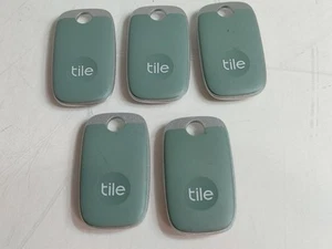 Lot of 5 2022 Tile Pro T1301S Olive/Silver Bluetooth Unregistered Trackers - Picture 1 of 4