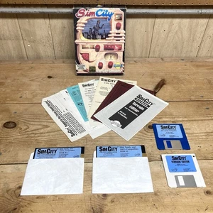 1991 Sim City, Der Stadtsimulator PC/IBM Spiel von Broderbund/Maxis UNGETESTET - Bild 1 von 11