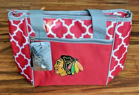 NWT Chicago Blackhawks 16 can tote cooler Offic. License NHL Leak proof MSRP $20 Cover