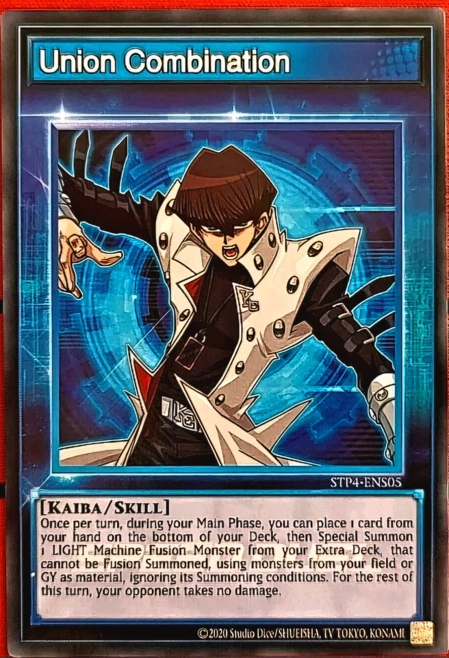 -YuGiOh! Union Combination / Seto Kaiba Skill STP4-ENS05 English Near Mint - Image 1 of 1