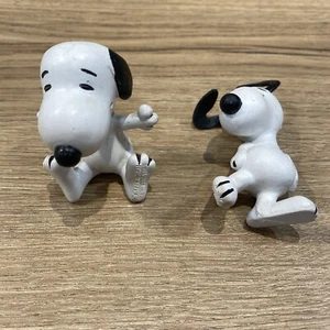 Lot 2 Figurines Peanuts Schleich 1975 - Imagen 1 de 6