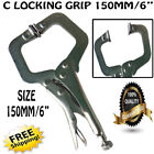 New 150Mm/6" Mini Locking C Clamp / Fastener / Mole Grip / Adjustable