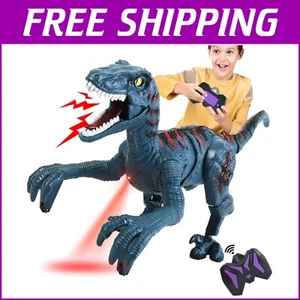 Interactive Velociraptor Robot with Controller - Fun Educational Toy for Boys - Picture 1 of 9