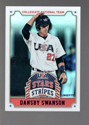 2015 帕尼尼星条旗长寿平行蓝宝石/49 丹斯比·斯旺森 #28 — 第 1/2 张图片