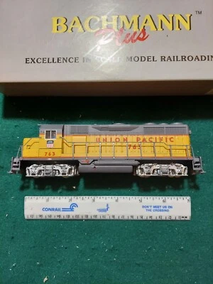 BACHMANN PLUS #11503 UNION PACIFIC GP-35 POWERED DIESEL CAB #763 - Image 1 of 4
