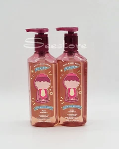 Bath & Body Works Pink Gumball Cleansing Gel Hand Soap 8 oz Set of 2 - Picture 1 of 3