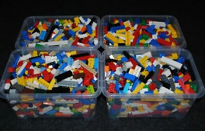 LEGO® 200 Steine Hoch Basic Bausteine Grundbausteine Basis gemischt Konvolut  - Bild 1 von 4